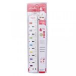 6-Way Multi-Socket Power Strip with Surge Protection and USB